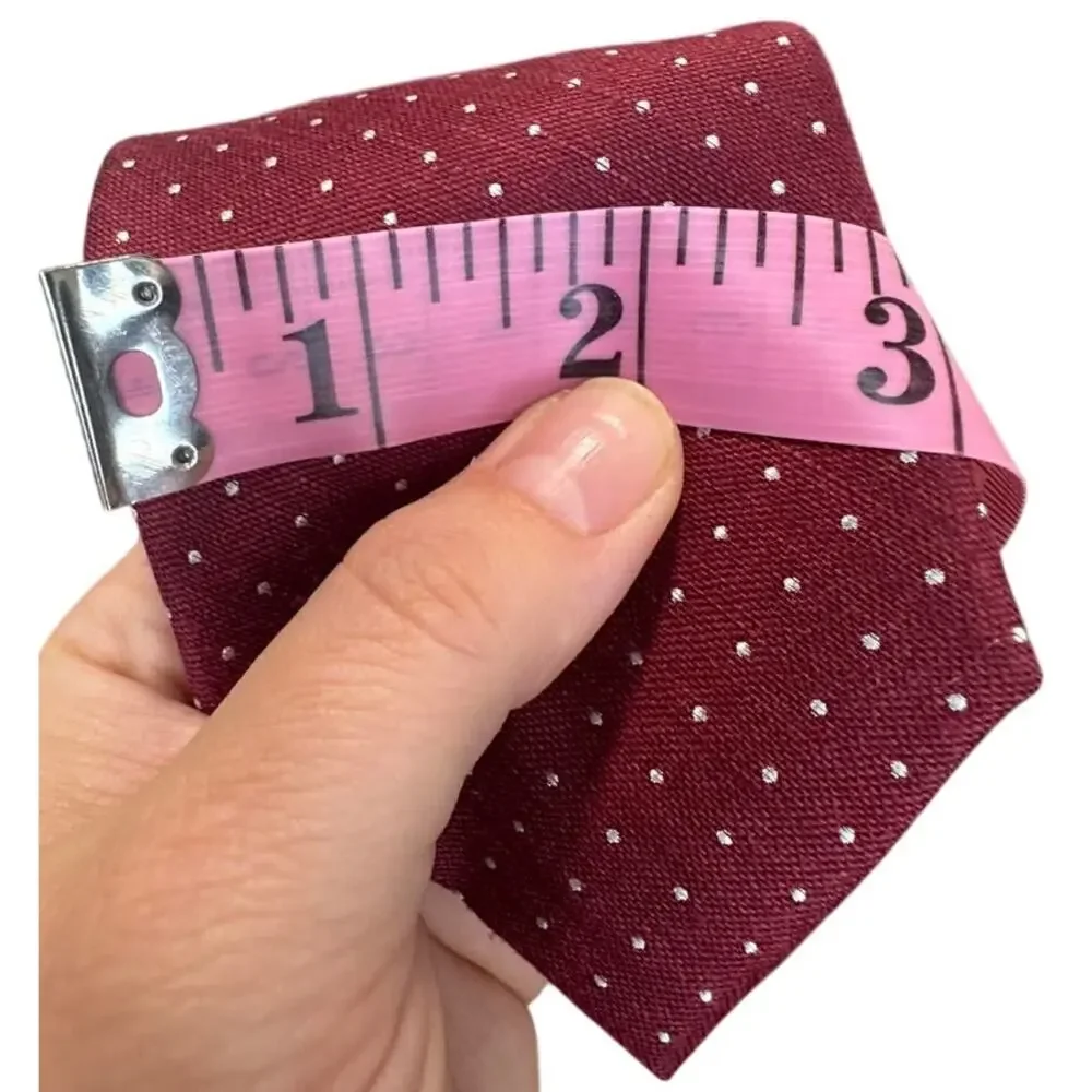 The Tie Bar Wine Mini Dots Silk Necktie - Versatile & Stylish
